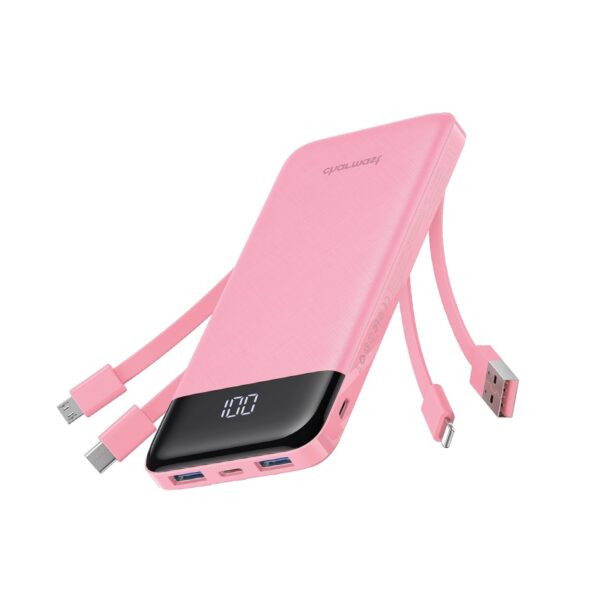 Batterie-Externe-Rose-10000-mAh-USB-C