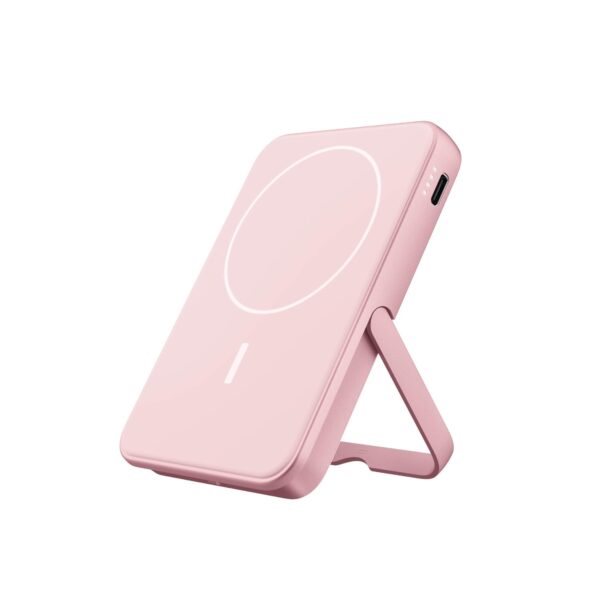 Batterie-Externe-Sans-Fil-Magnetique-5K-avec-Support