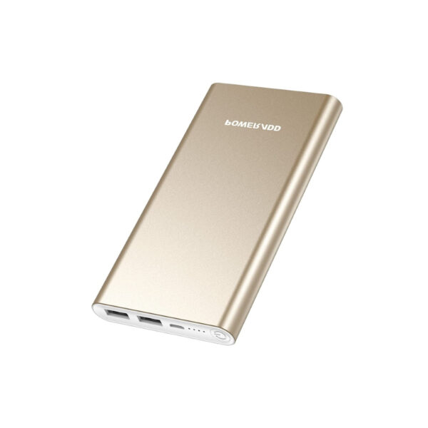 Batterie-externe-10000mAh-Poweradd-doree-1
