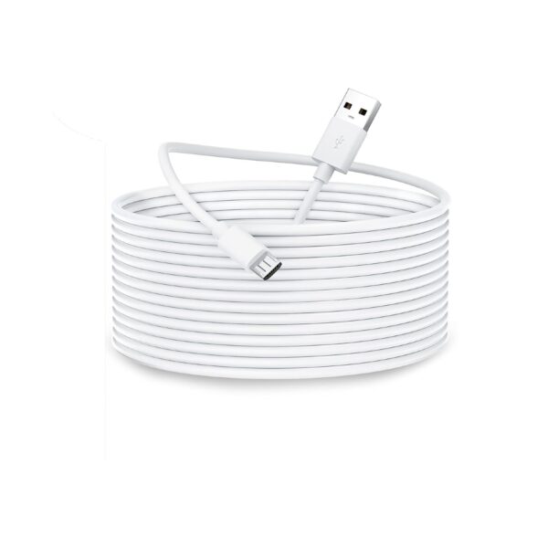 Cable-Micro-USB-10M-Blanc